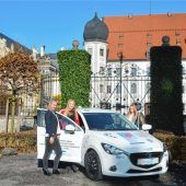 Mazda vor Prachtkulisse in Maxlrain