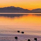 Die blaue Stunde im roten Licht