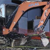 Bagger brennt aus – 20000 Euro Schaden