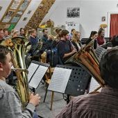 Von wegen stade Zeit: Die Musiker proben fleißig für das Neujahrskonzert