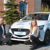 Mazda 2 zu gewinnen: Tina, Nina und Andrea drücken die Daumen