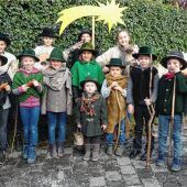 Berger Kinder klöpfeln, sammeln und spenden