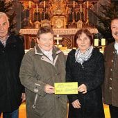 Spende für Renovierung der Kirche