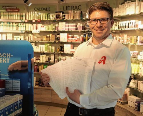 Apotheker Thomas Leitermann ist zuversichtlich. Foto  Bartschies