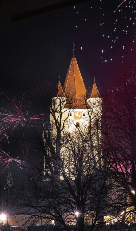 Auch Haag begrüßt das neue Jahr – wie überall in Abschlussgottesdiensten am heutigen Silvestertag und Feuerwerk um Mitternacht. Foto Günster