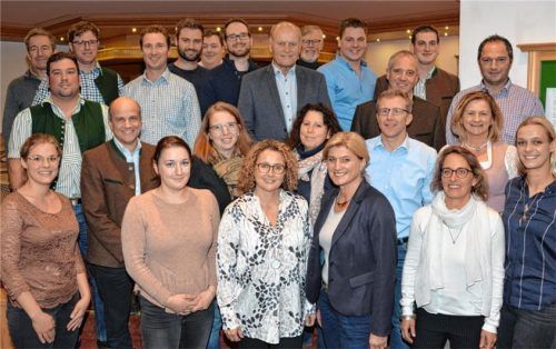 Das sind die Kandidaten der CSU für die Kommunalwahl 2020. Foto re