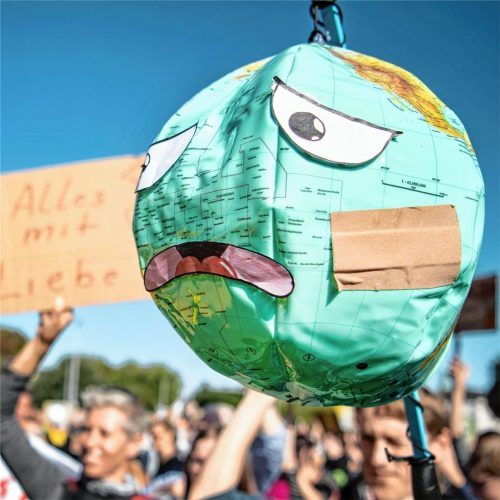 Das Thema Klimawandel beherrscht die Schlagzeilen. Foto dpa