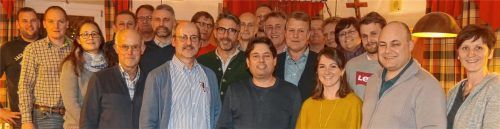 Das Wohl Engelsbergs liegt ihnen am Herzen: Deshalb stellen sich 27 Kandidaten für die UBL zur Wahl für die Kommunalwahl im März 2020. Foto  Gillitz