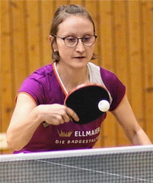 Der Einzelpunkt von Christine Kremser war in der Endabrechnung zu wenig. Foto  Erlich