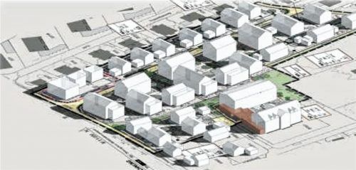 Der Leonhardihof in Schloßberg (Bildvordergrund mit hellbraunem Verbindungsbau) soll erweitert werden. Die notwendige Bebauungsplanänderung muss der Heimbetreiber zahlen.Seeger-Ullmann Architekten