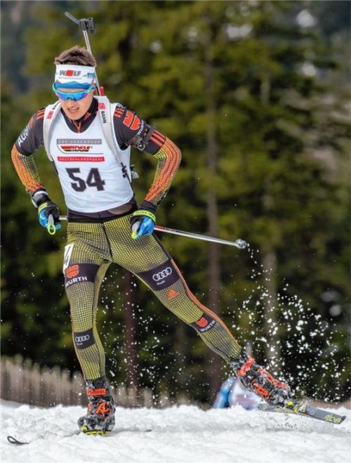 Der Vachendorfer Florian Arsan musste sich knapp geschlagen geben. Foto Wukits