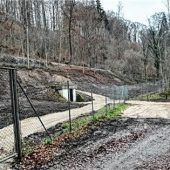 Brunnenfeld nach Hangrutsch gesichert