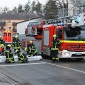 Bewohner droht zu springen