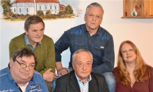 Die ersten Fünf: (von links) Platz 6: Harald Haase, Platz 2: Stadtrat Markus Schmid, Platz 1: Stadtrat Rudolf Hötzel, Platz 3: Rolf Oßmann, Platz 4: Ingrid Wengle. Foto re