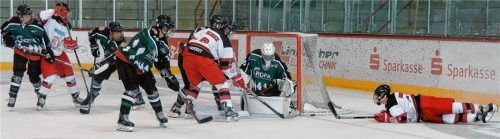 Die U13-Knaben der Starbulls Rosenheim siegten deutlich im Derby gegen den EV Landshut.Foto Krumpe