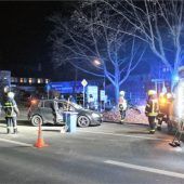 Vier Verletzte bei Unfall mit drei Autos
