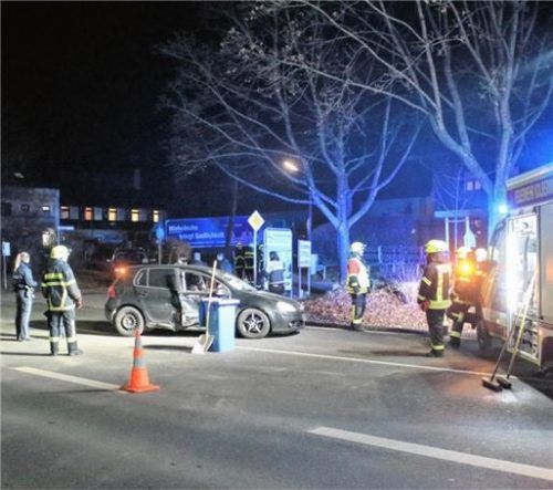 Eines der verunfallten Fahrzeuge. Foto Riediger