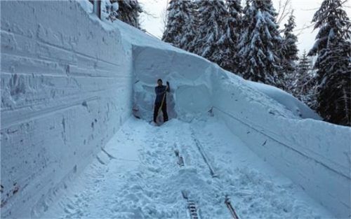 Endstation: Blick auf die Wendelsteinbahn. Foto Nietzsche