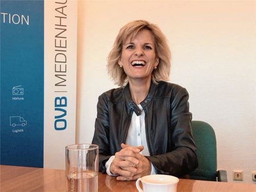 „Erfahrung und das Vermögen, etwas auszuhalten“: Daniela Ludwig im Redaktionsgespräch. Foto Sgodda