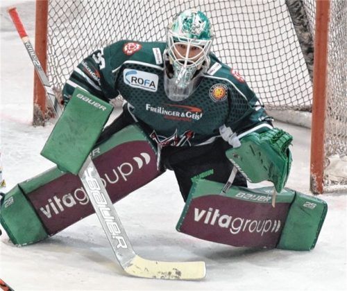 Feierte gegen Höchstadt bereits seinen dritten Shutout: Lukas Steinhauer.