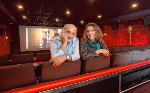 Filme brachten sie zusammen und Filme beherrschen ihr Leben: Mike und Martina Engel. Fotos  Berger