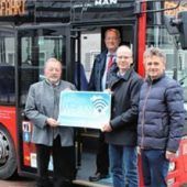 WLAN-Hotspots in 15 Regionalbussen
