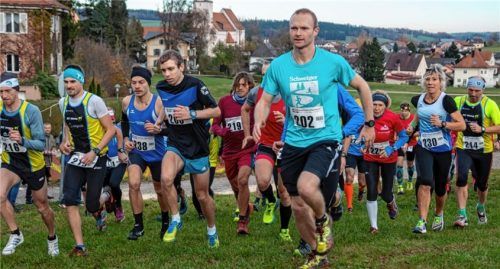 Kurz nach dem Start des 2. Haager Freyungslaufes.Foto Stübner
