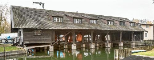 Leicht windschief und schon länger gesperrt: Für die alte Wasserhalle will der CYC einen Ersatzbau schaffen. Fotos Berger