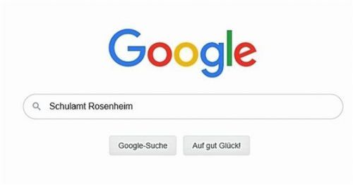 Platz eins bei den Aufsteiger-Suchanfragen: die Suche nach „Schulamt Rosenheim“. Foto re