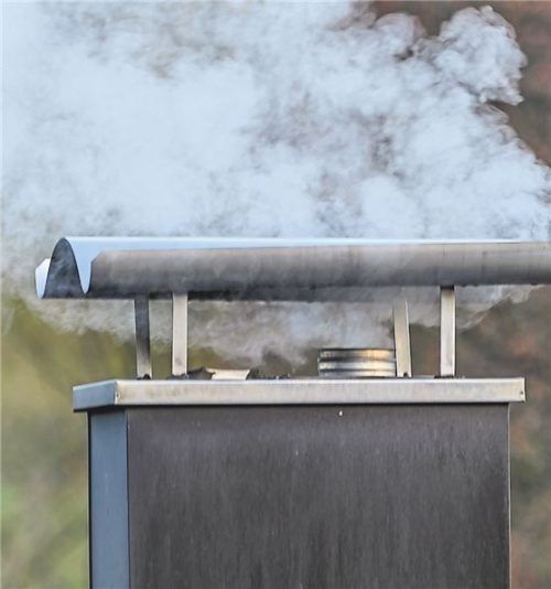 So bitte nicht: Hier kokelt offenbar feuchtes Holz, das starke Emissionen verursacht und nicht gut brennt. Foto dpa/Maurer