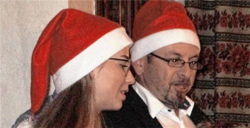 Theresa Emmerer und Bernhard Wolf sorgten mit ihrem Lied für Beifallsstürme. Foto Unterforsthuber