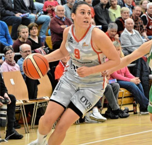 Tina Jakovina war mit 17 Punkten in Bamberg Wasserburgs bester Werferin. Foto  Hörndl