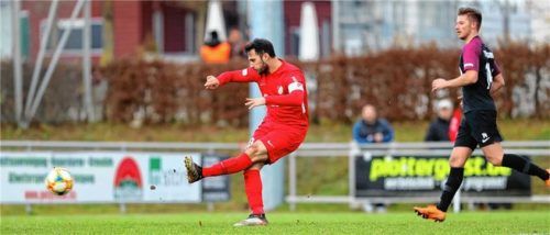 Tor für Türkgücü in der 57. Minute zum 3:1 durch Yasin Yilmaz. Foto  Butzhammer