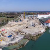 Turbinenwechsel am Innkanal