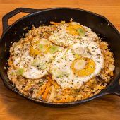 Rosenkohl und Blumenkohl – zwei Gemüseklassiker neu interpretiert (für 4 Personen)