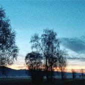 Blaue Stunde im Mangfallbecken