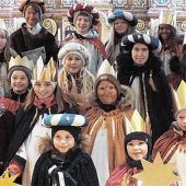 Sternsinger in St. Leonhard unterwegs