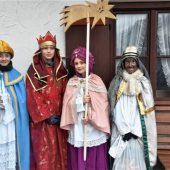 Schlechinger Sternsinger trotzen Wetter