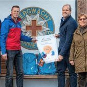 Lawinenrucksäcke für die Brannenburger Bergwacht