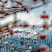 Winterliche Schloss-Idylle