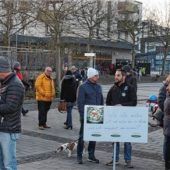Gegen Altersarmut protestiert
