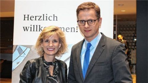 Beim „Treffpunkt Fraktion“ in Raubling: MdB Daniela Ludwig und Carsten Linnemann, stellvertretender Vorsitzender der CDU/CSU-Bundestagsfraktion.