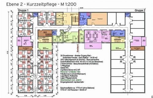 Die neue solitäre Kurzzeitpflegeinrichtung, die an das Kreisklinikum Trostberg angebunden ist, aber Patienten aus dem ganzen Landkreis aufnehmen wird. Landratsamt
