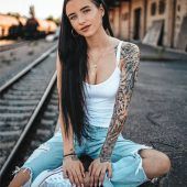 Saskia Deml ist Miss Tattoo Starlet