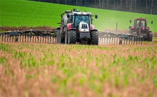„Es gibt eigentlich keinen Grund, an der Düngung etwas zu ändern“, sagt BBV-Kreisobmann Josef Bodmaier. Gülle werde nach dem Bedarf der Pflanzen ausgebracht.Foto dpa