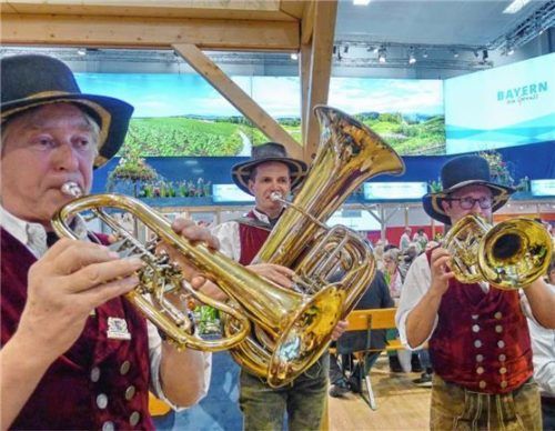 Für musikalische Unterhaltung sorgten unter anderem die Samerberger Musikanten. Foto Hötzelsperger