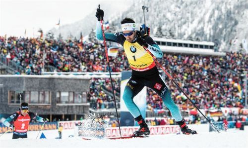 In der Ruhpoldinger Chiemgau Arena kämpfte (Archivbild von 2016) die Weltelite des Biathlonsports vom 14. bis 19. Januar wieder um wichtige Weltcuppunkte. Foto dpa