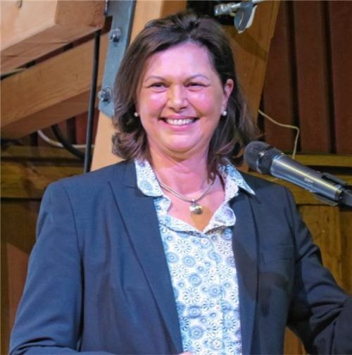 Landtagspräsidentin Ilse Aigner hielt die Festrede vor den Innungen aus Rosenheim, Traunstein und dem Berchtesgadener Land.Foto Baumann