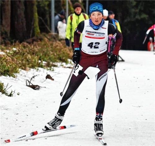 Luna Hoiß landete auf dem dritten Rang im Sprint.Foto Keller