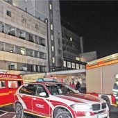 Rauch im Romed-Klinikum